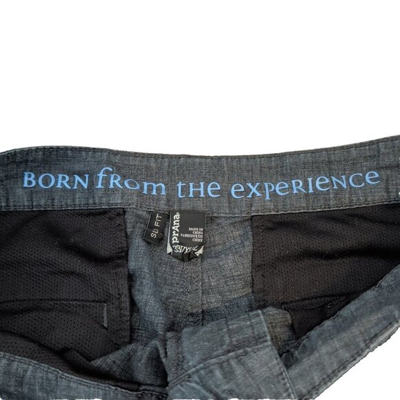 PrAna Pants Mens W36xL30 Gray Lightweight Hemp Slim Outdoors Walking Utility - Picture 5 of 15